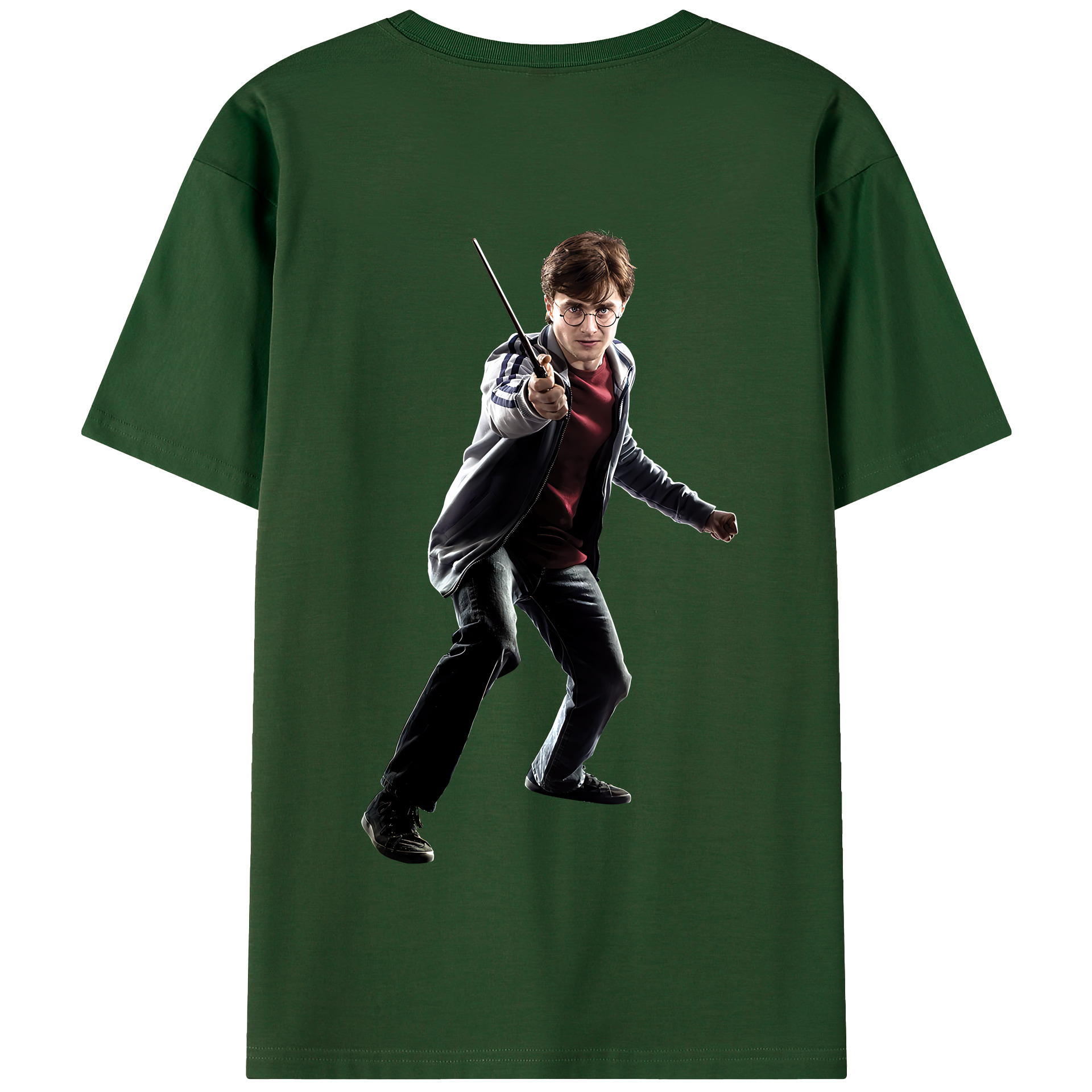 （画像用） Harry Potter ハリー・ポッターシリーズ 綿100％半袖Tシャツ（背面プリント）